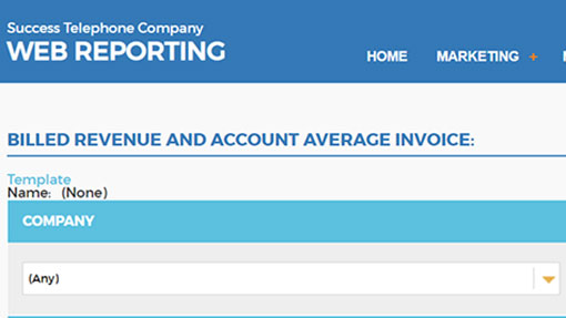 Revenue review with Web Reporting