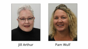 Jill Arthur and Pam Wulf